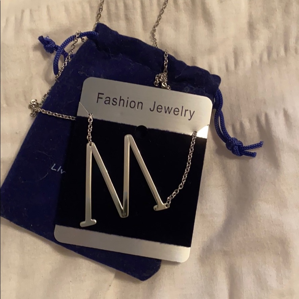 “M” necklace